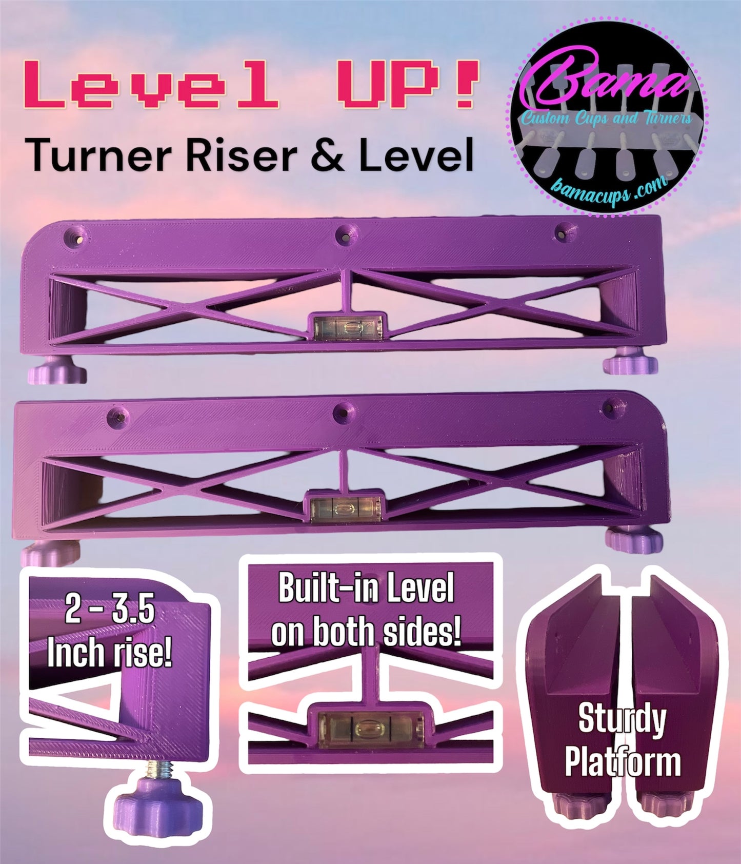The "Level UP ⬆️" Turner Riser and Level