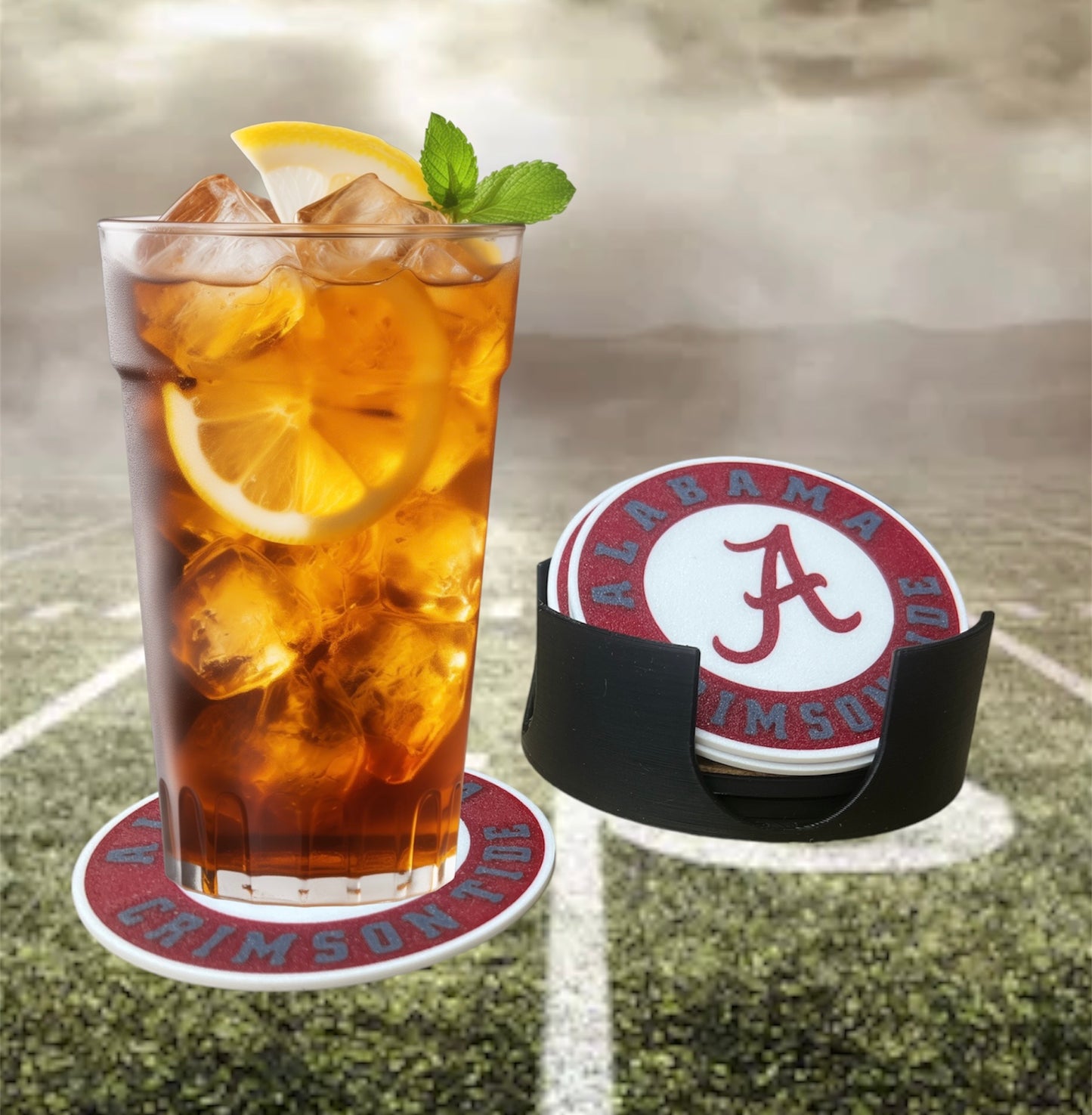 Alabama Crimson Tide Coasters ROUND