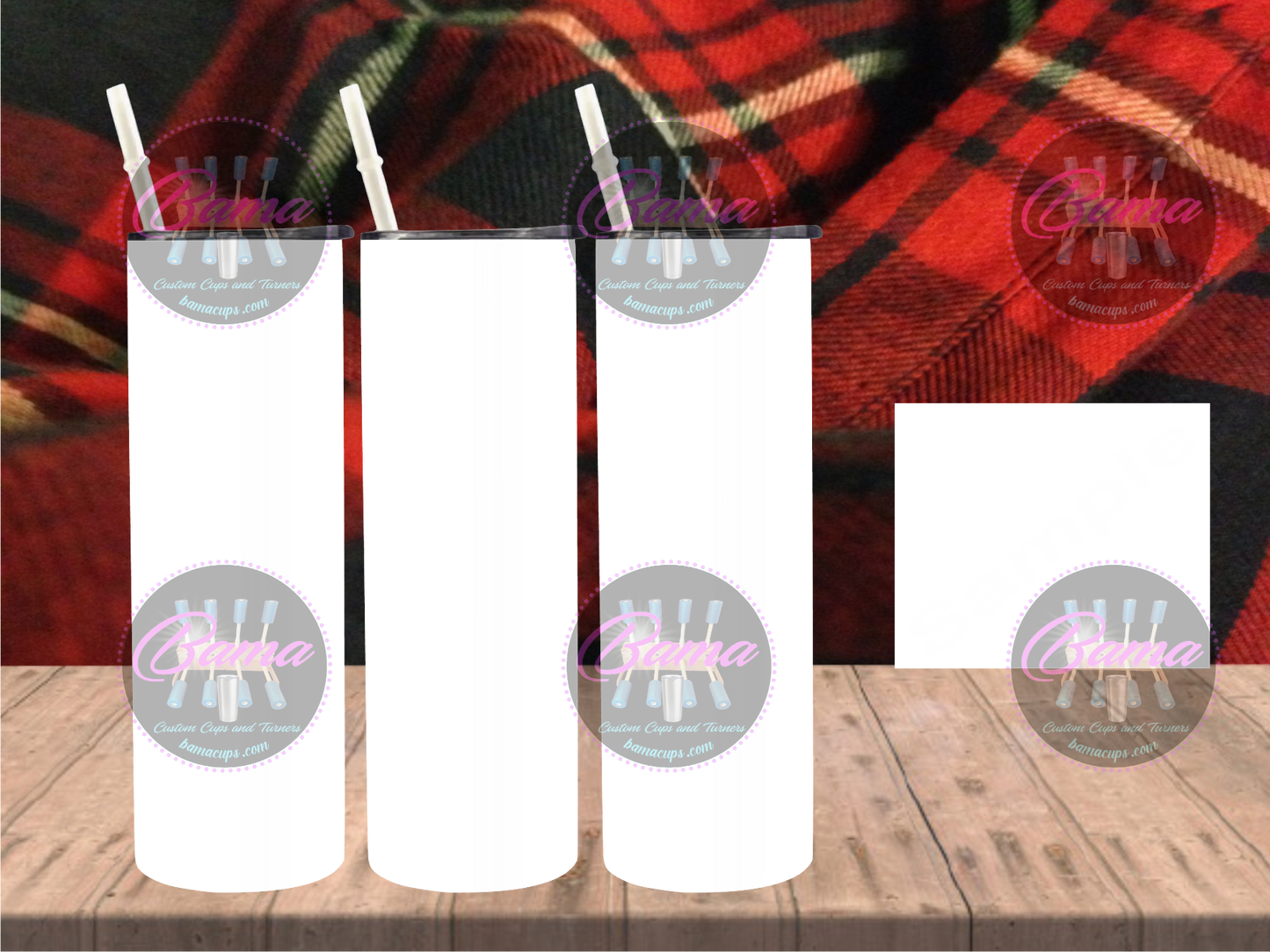 Mock-up PNG Red Plaid