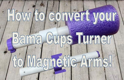 RETROFIT KIT TO CONVERT TO MAGNETIC Arms for Bama Cups Turners