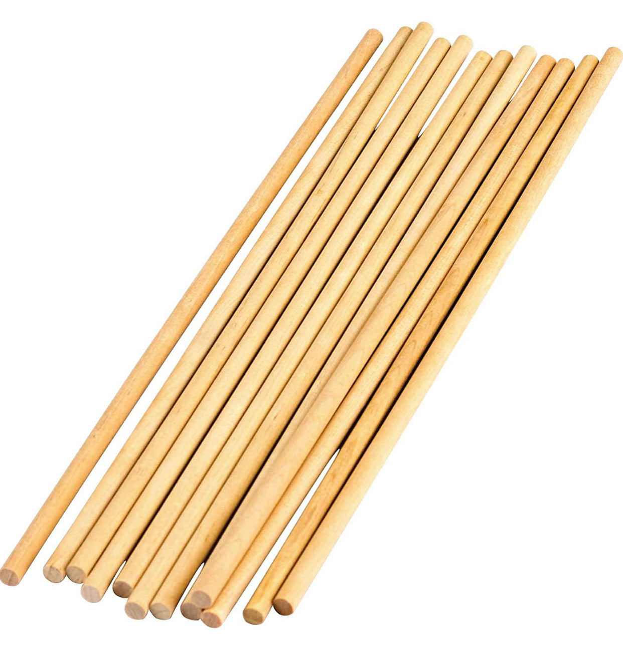 Extra 1/4” x 12” Wooden Dowels for use with pen turner adapter