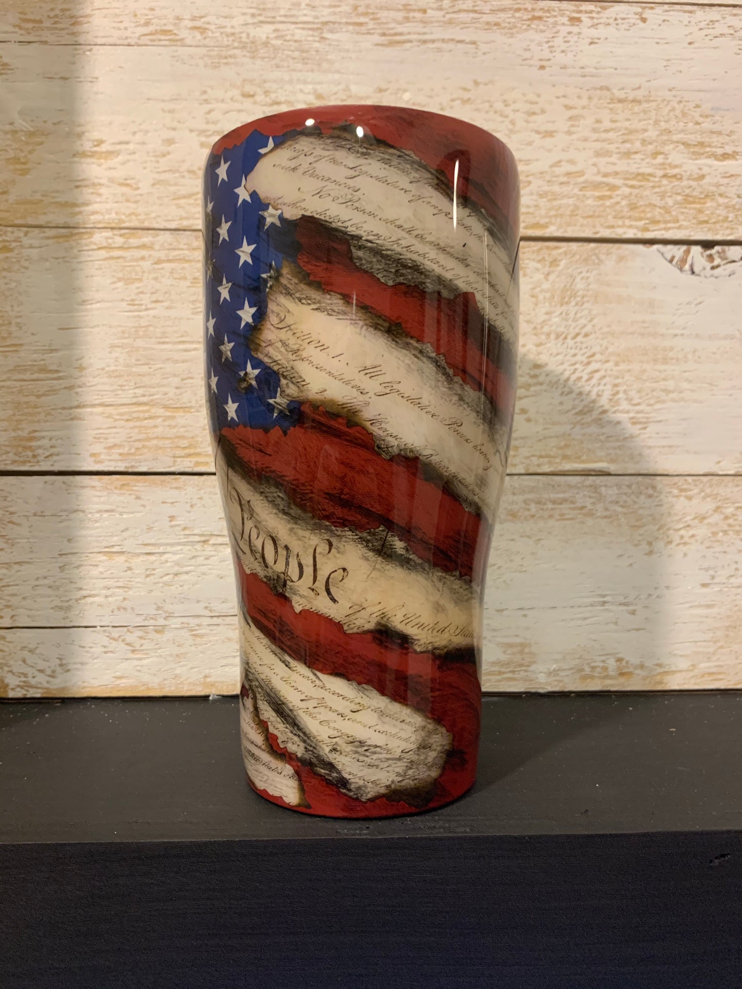 We The People Constitution Flag Tumbler PDF IMAGES TO PRINT